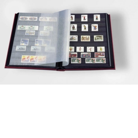 Клясер для марок на 16 листків з ватованою обкладинкою 2