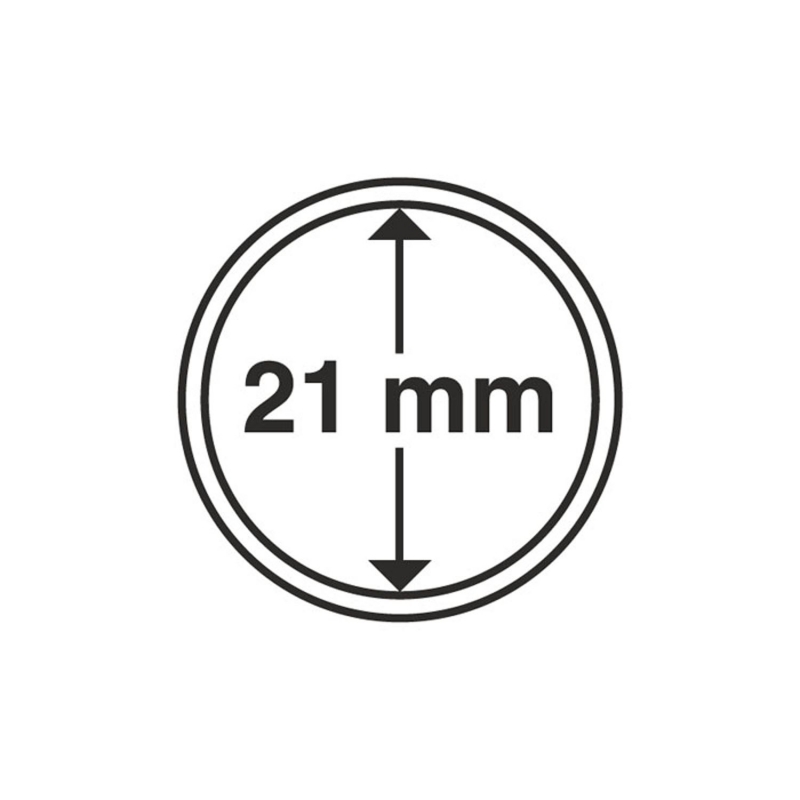 Капсула Leuchtturm для монет діаметр 21 мм