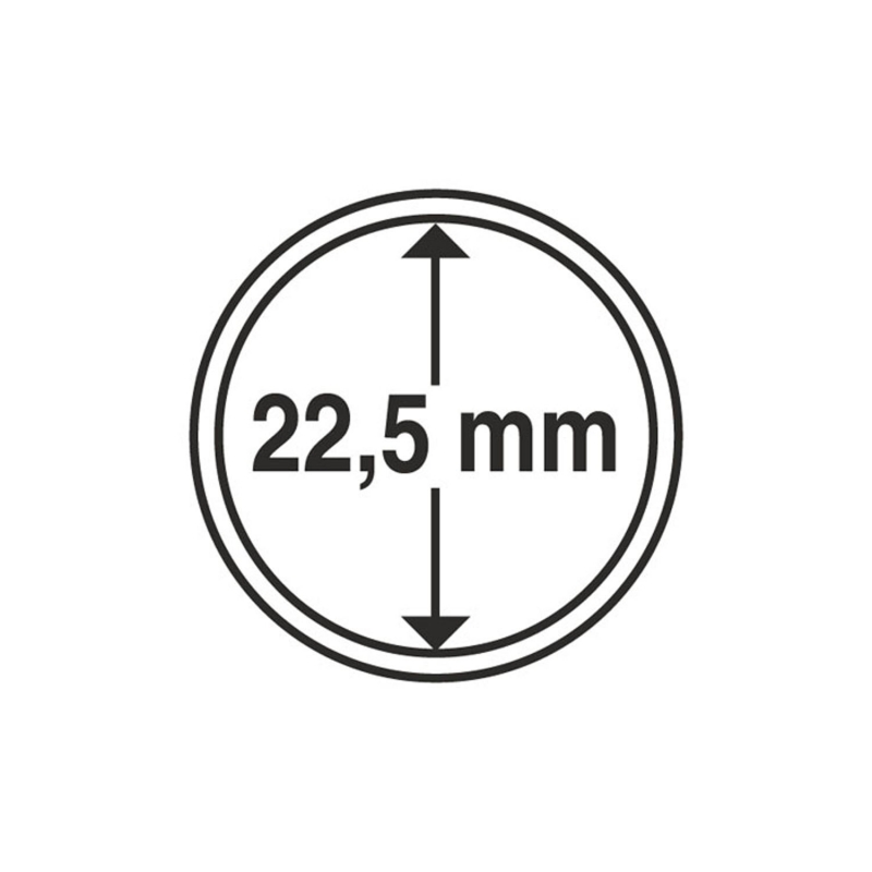 Капсула Leuchtturm для монет діаметр 22,5 мм