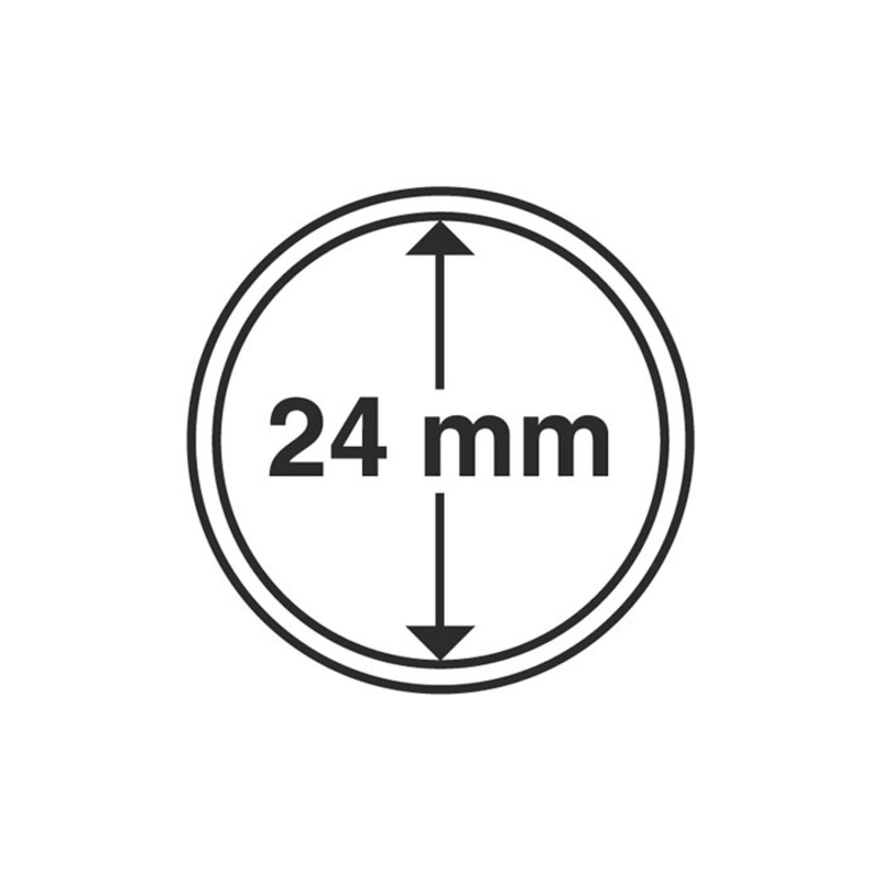Капсула Leuchtturm для монет діаметр 24 мм