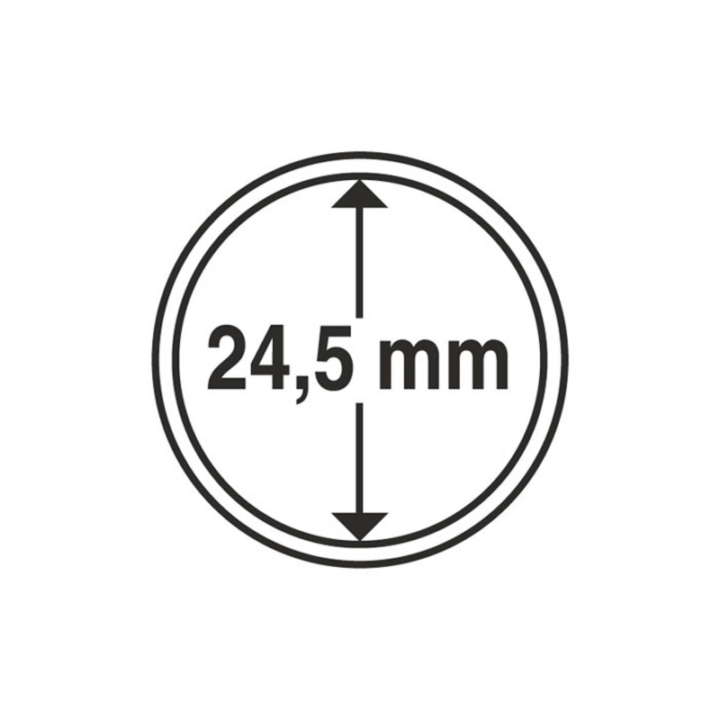 Капсула Leuchtturm для монет діаметр 24,5 мм