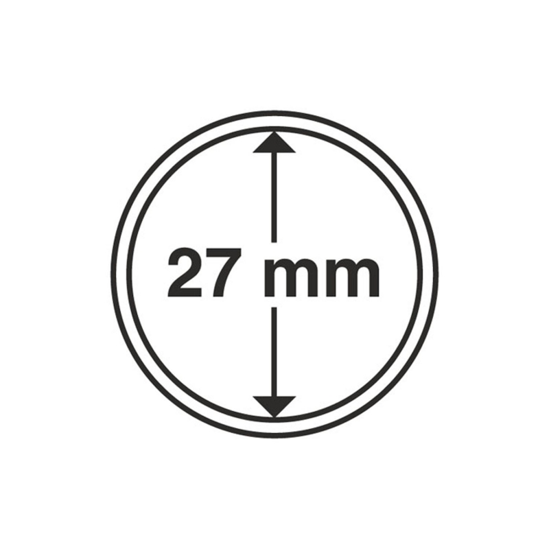 Капсула Leuchtturm для монет діаметр 27 мм