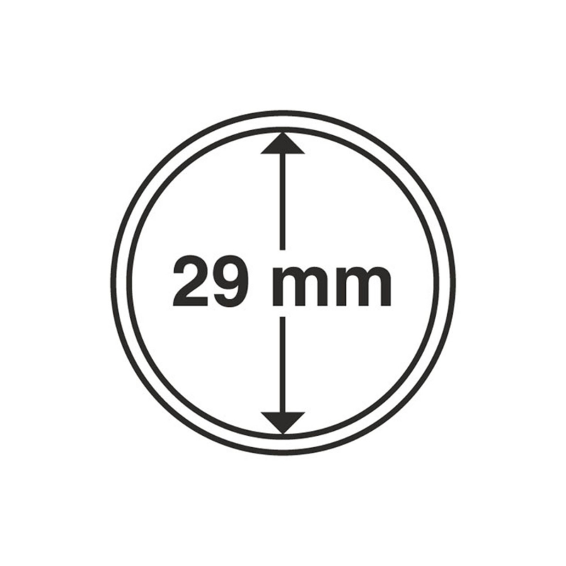 Капсула Leuchtturm для монет діаметр 29 мм