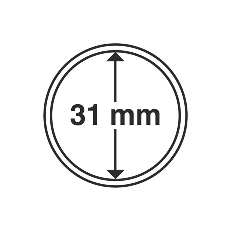 Капсула Leuchtturm для монет диаметр 31 мм