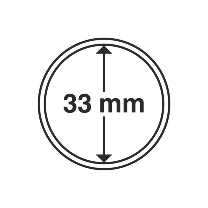 Капсула Leuchtturm для монет діаметр 33 мм